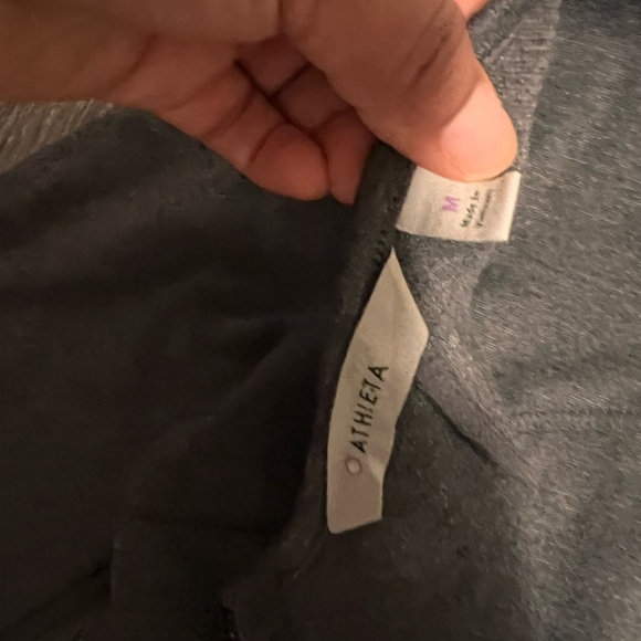 Athleta Gray Sheath Dress 3/4 Sleeve Crew Neck - Picture 10 of 10